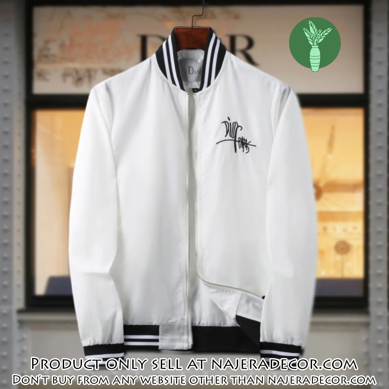 Dior luxury brand varsity zipper jacket vst1035 njr3736623